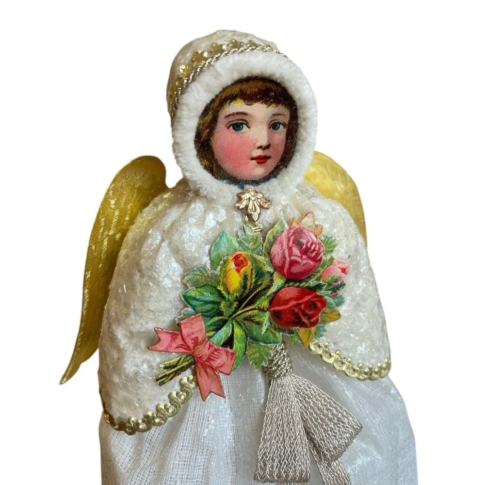 Blumchen Snow‎ Angel Victorian Style Ornament Angelic Topper Little Holly BB117